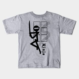 Stickman Ninja Kids T-Shirt